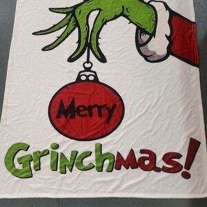 Grinch Christmas Blanket